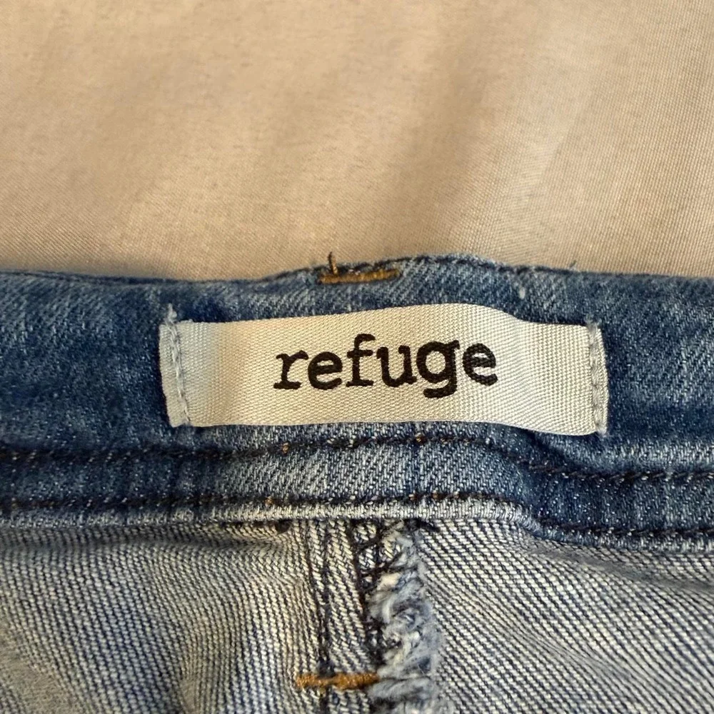 refuge denim overalls